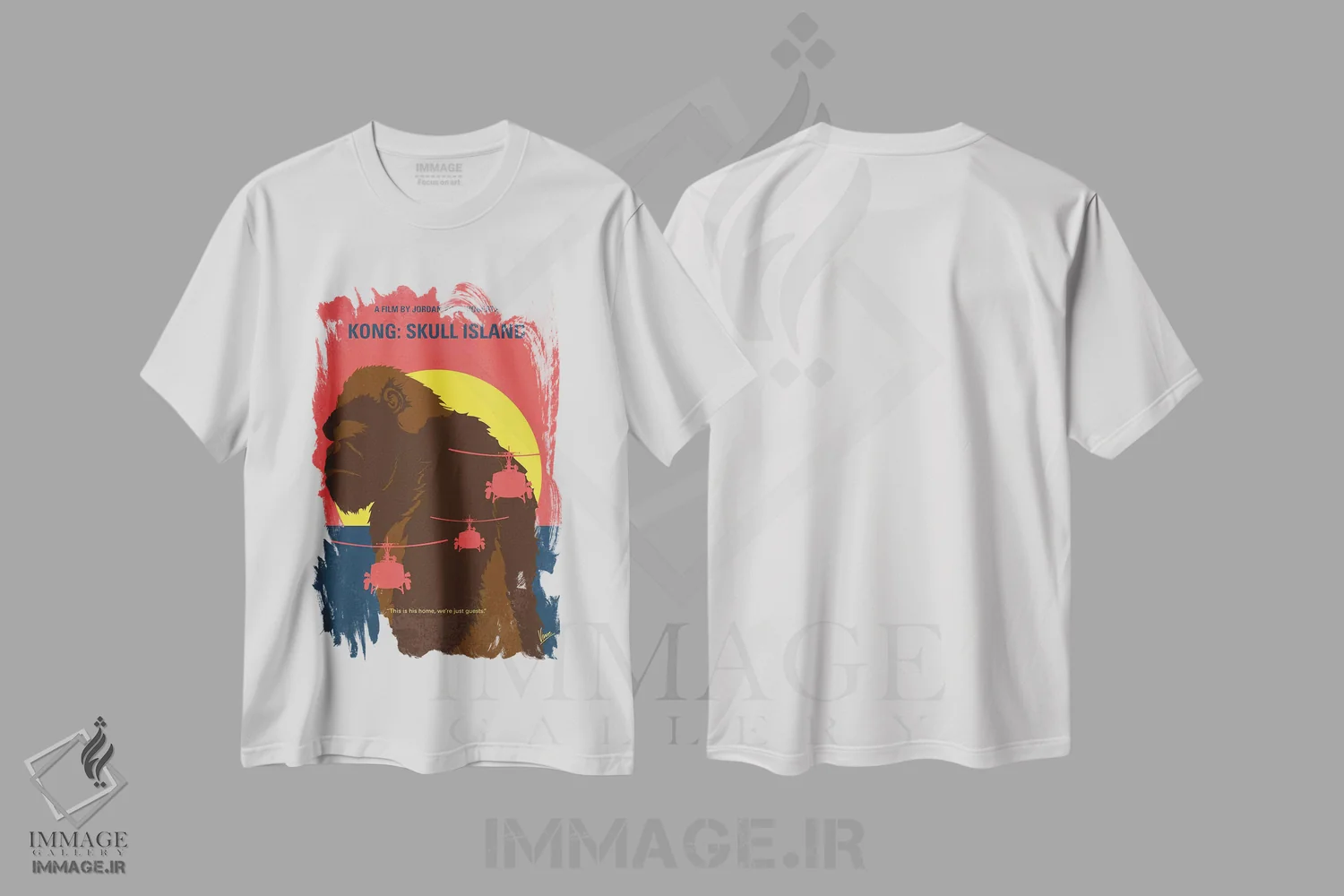 تیشرت سفید طرح دار آثار چانکونگ - immage.ir