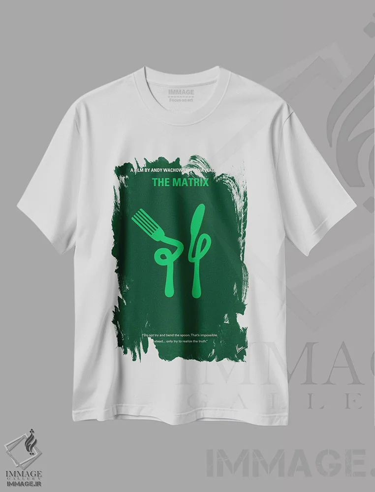 تیشرت سفید طرح دار آثار چانکونگ - immage.ir