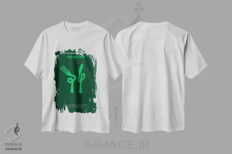 تیشرت سفید طرح دار آثار چانکونگ - immage.ir