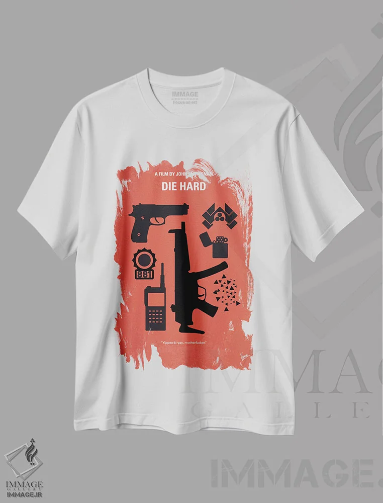 تیشرت سفید طرح دار آثار چانکونگ - immage.ir