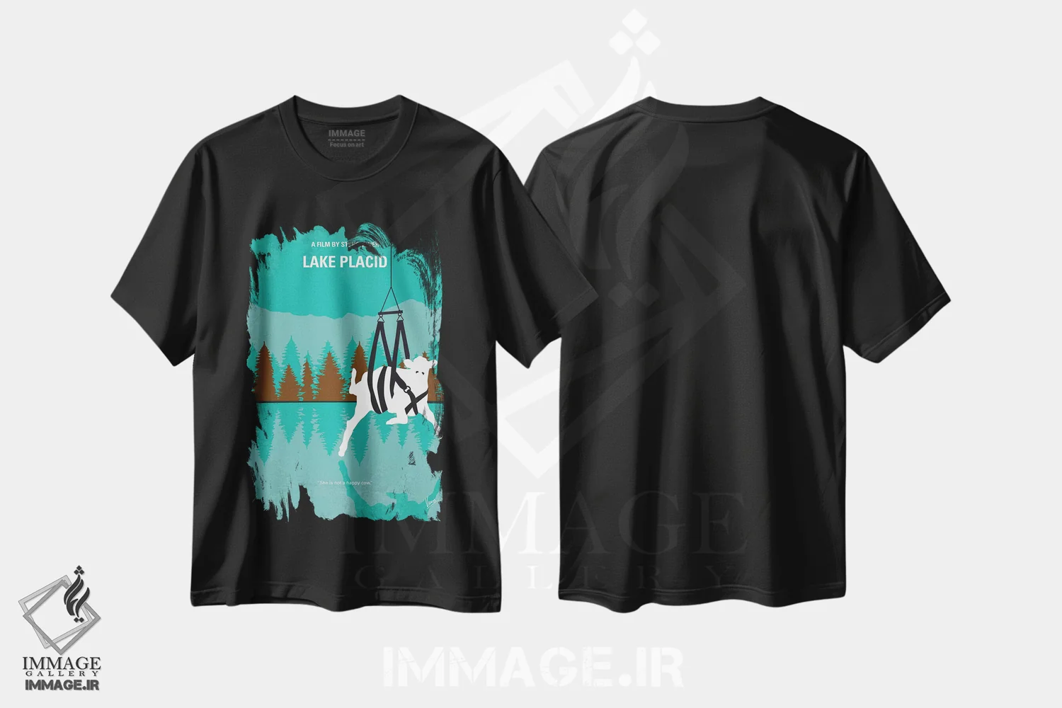 تیشرت مشکی طرح دار آثار چانکونگ - immage.ir