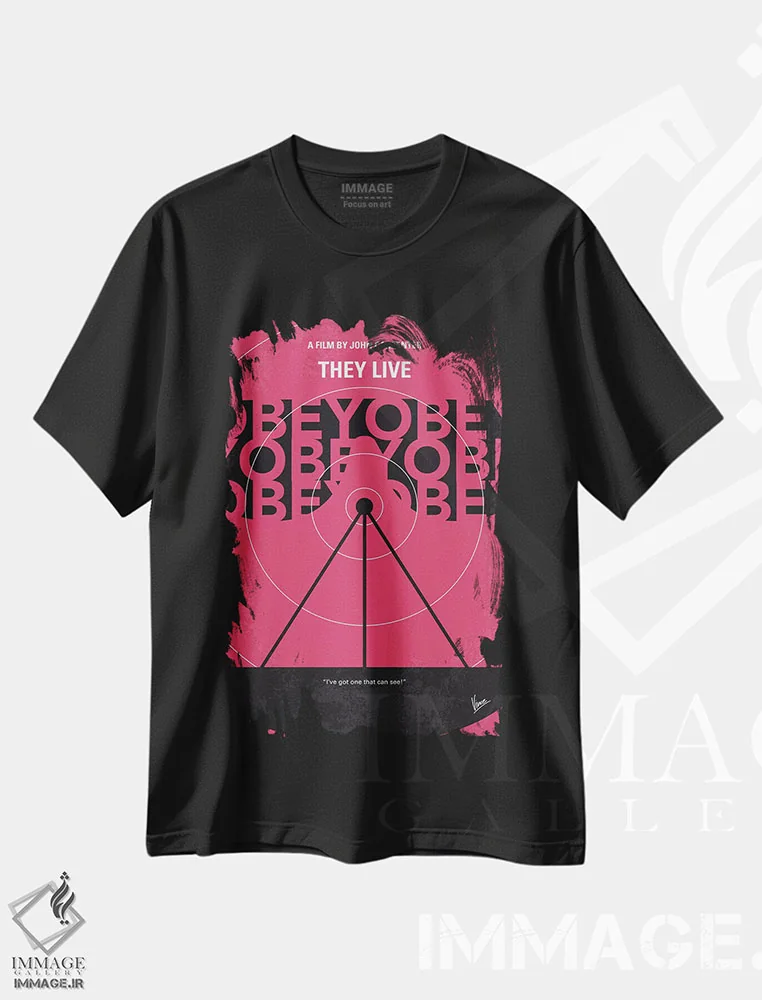 تیشرت مشکی طرح دار آثار چانکونگ - فروشگاه ایماژ