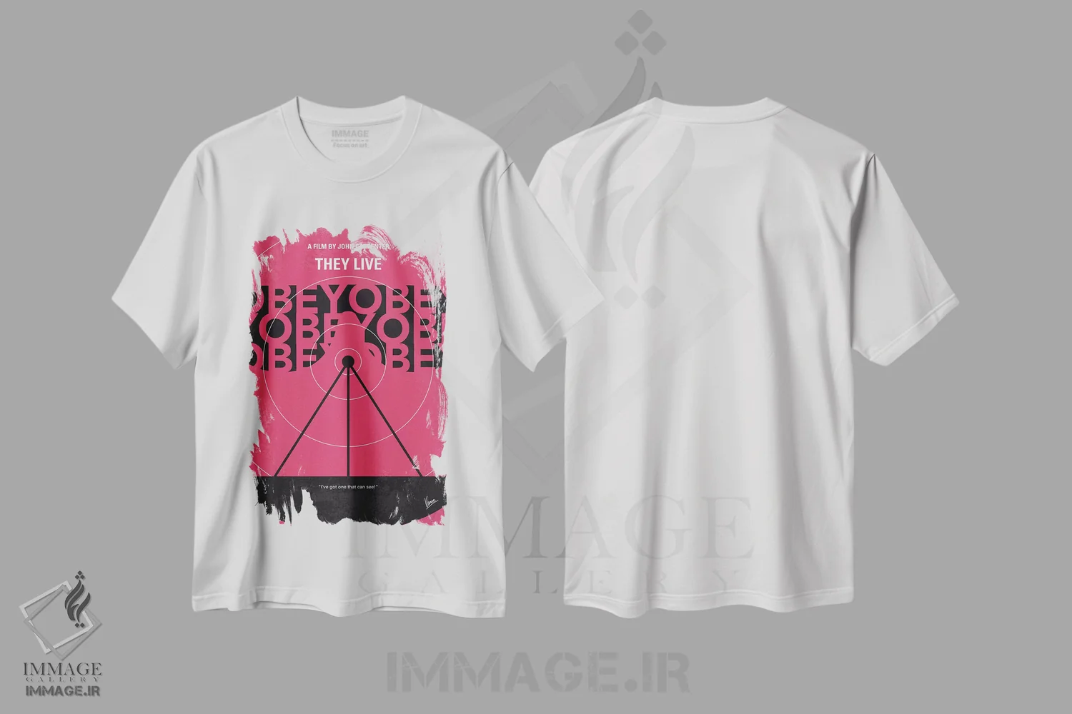 تیشرت سفید طرح دار آثار چانکونگ - immage.ir