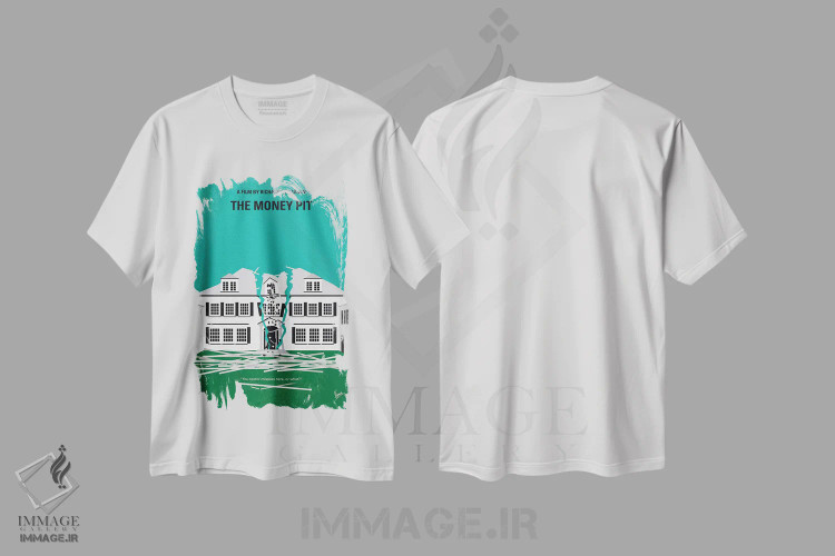 تیشرت سفید طرح دار پوستر مینیمال فیلم تله پول، هنر دیجیتال اثر چانکونگ | فروشگاه ایماژ