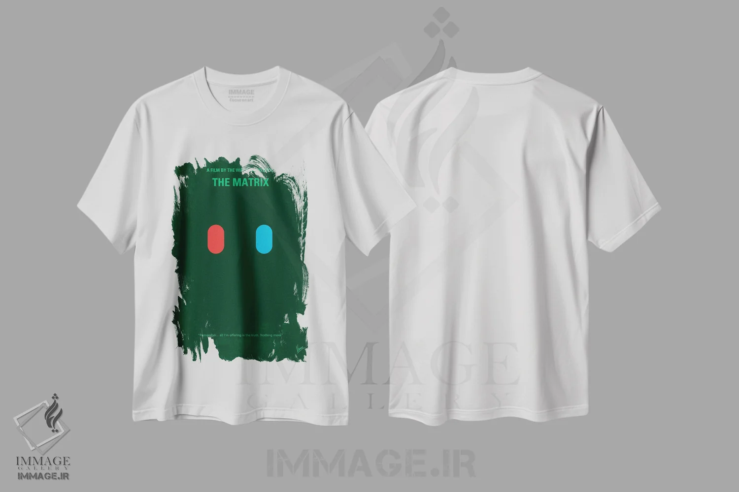 تیشرت سفید طرح دار آثار چانکونگ - فروشگاه ایماژ