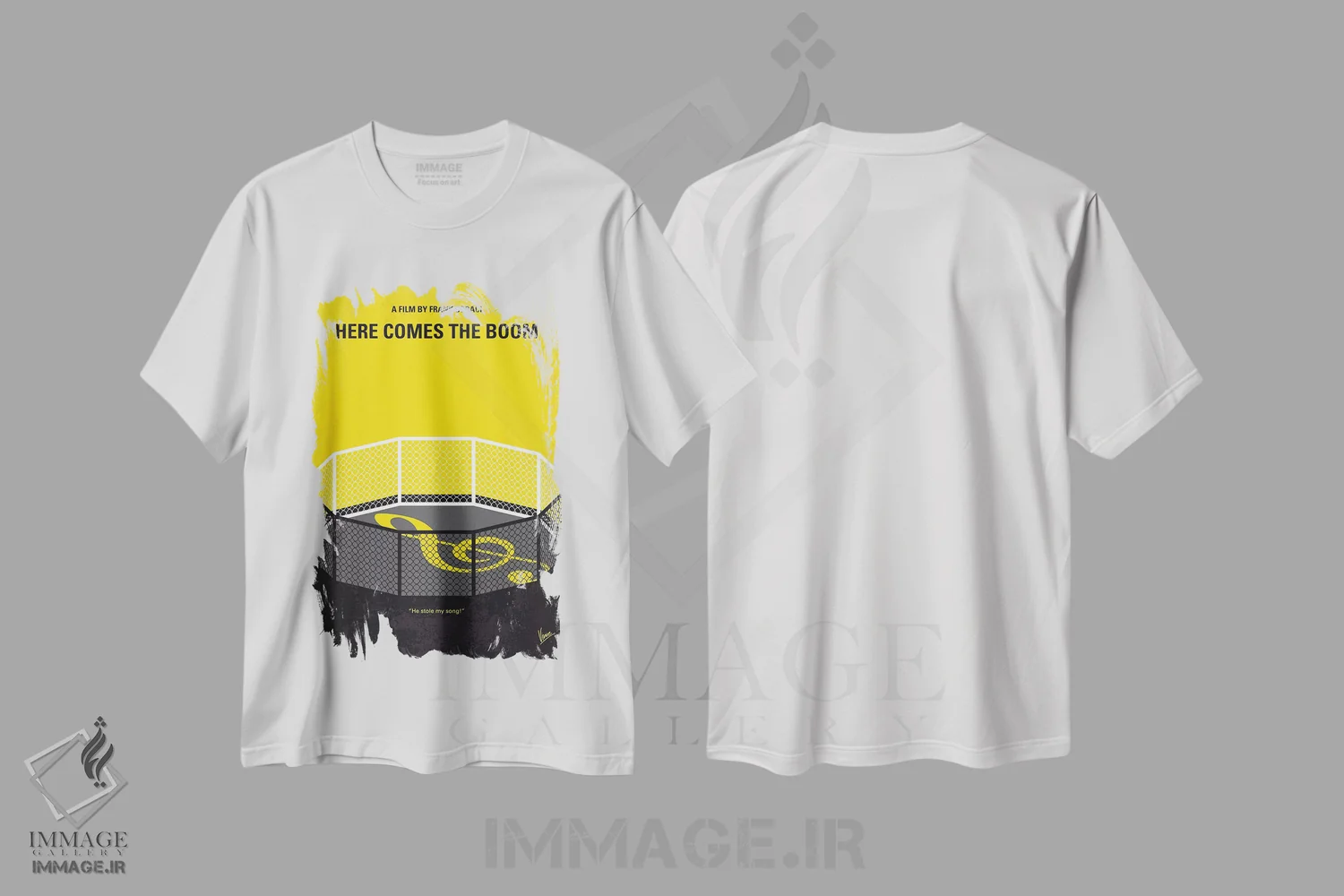 تیشرت سفید طرح دار آثار چانکونگ - immage.ir