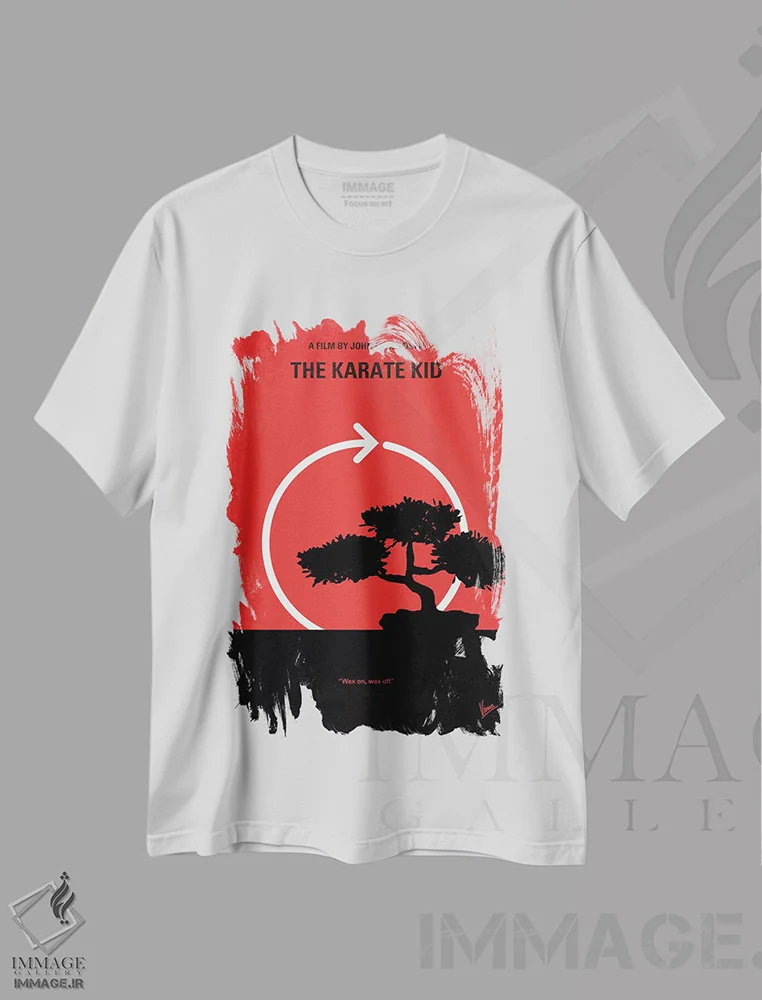 تیشرت سفید طرح دار آثار چانکونگ - فروشگاه ایماژ