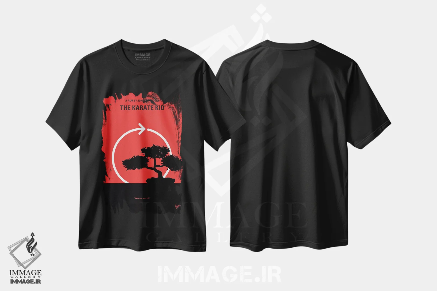 تیشرت مشکی طرح دار آثار چانکونگ - immage.ir