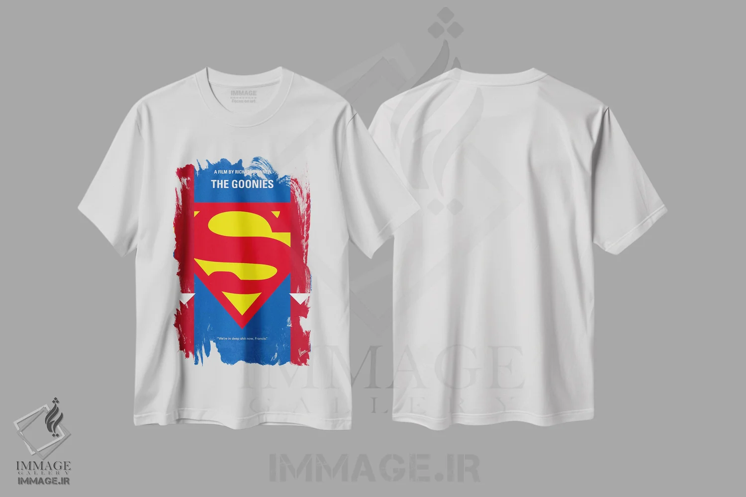 تیشرت سفید طرح دار آثار چانکونگ - immage.ir