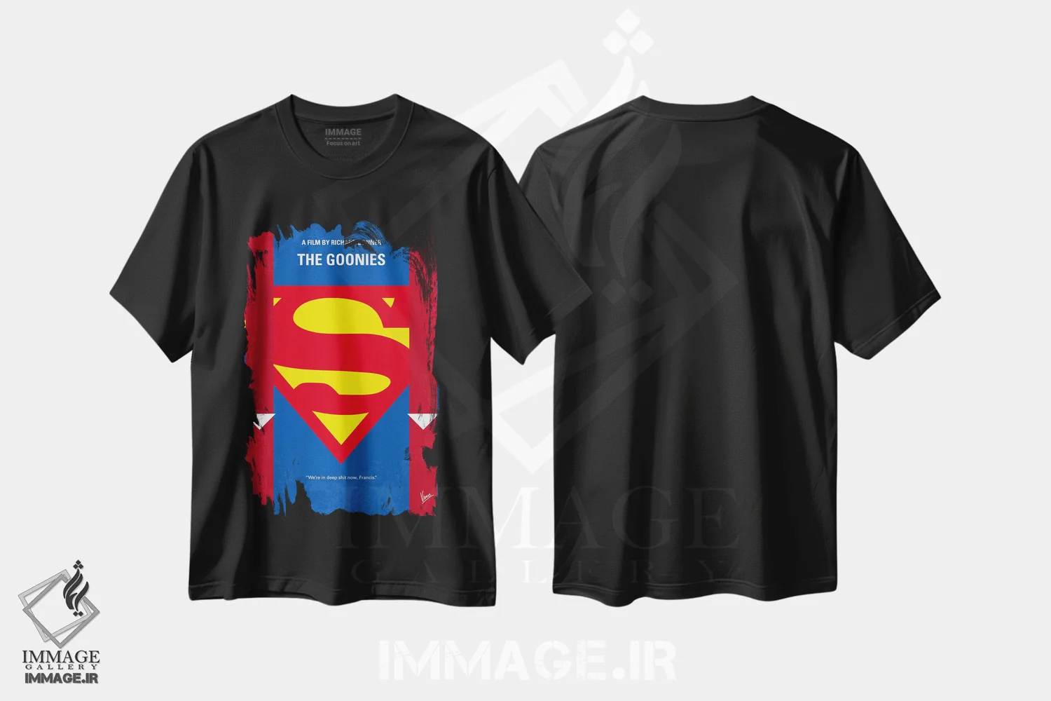 تیشرت مشکی طرح دار آثار چانکونگ - فروشگاه ایماژ