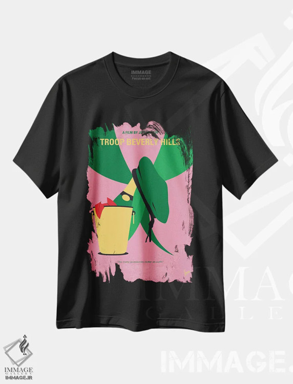 تیشرت مشکی طرح دار آثار چانکونگ - فروشگاه ایماژ