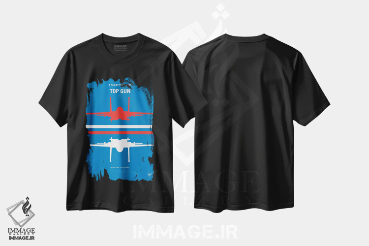 تیشرت مشکی طرح دار آثار چانکونگ - immage.ir