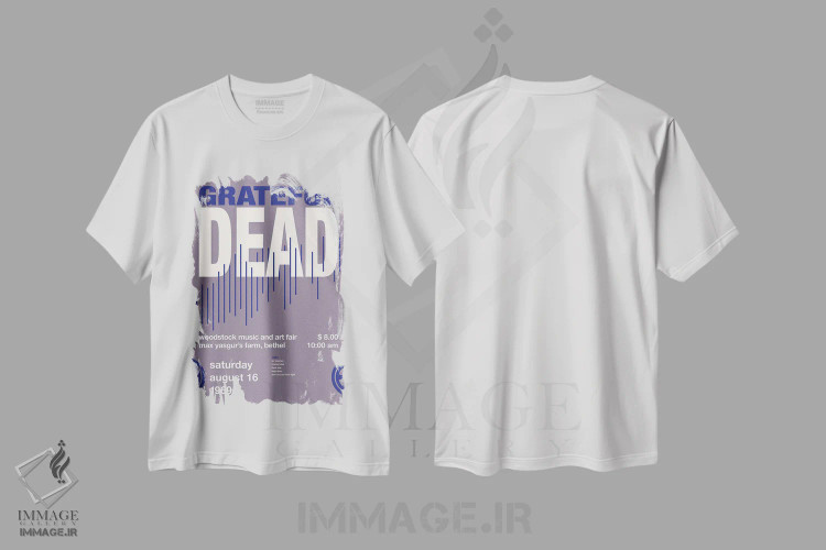 تیشرت سفید طرح دار پوستر گریتفل دد، تزئینی اثر چانکونگ | فروشگاه ایماژ