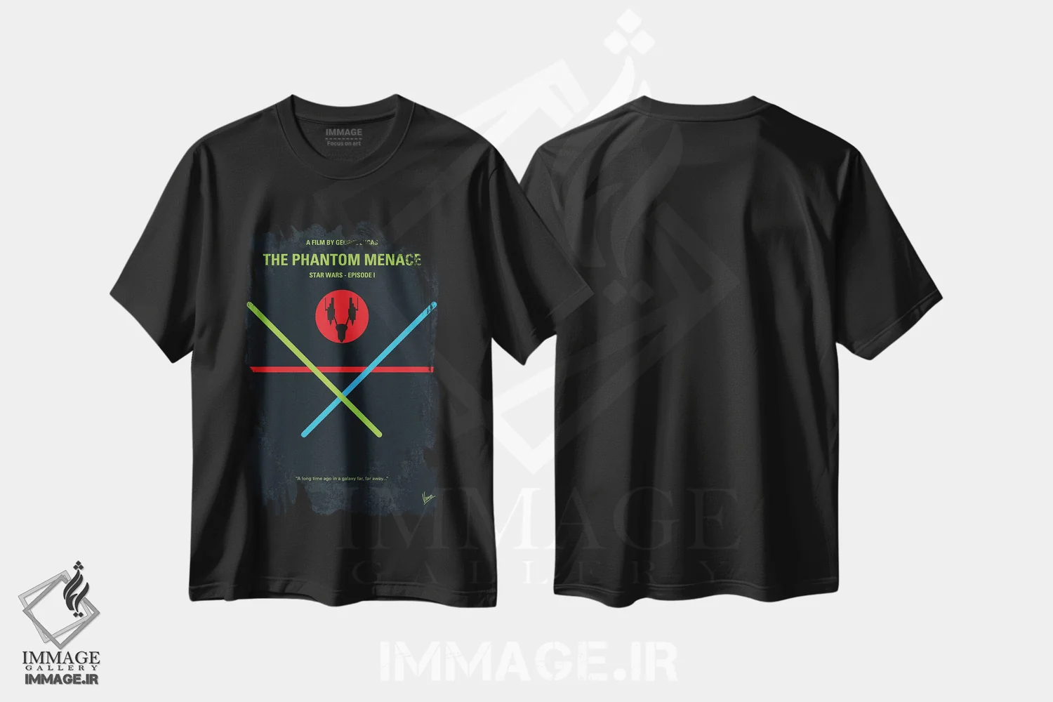 تیشرت مشکی طرح دار آثار چانکونگ - immage.ir