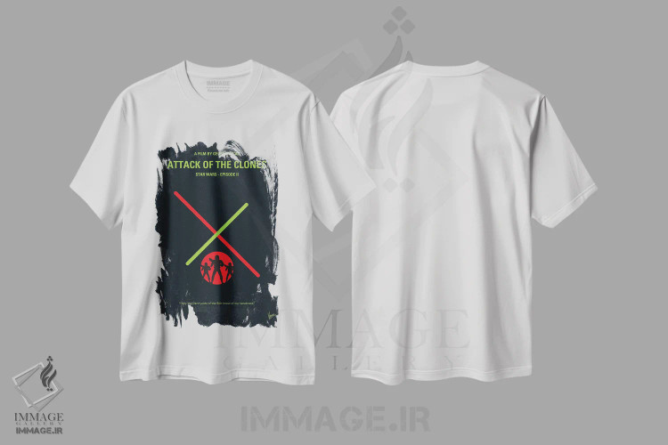 تیشرت سفید طرح دار آثار چانکونگ - immage.ir