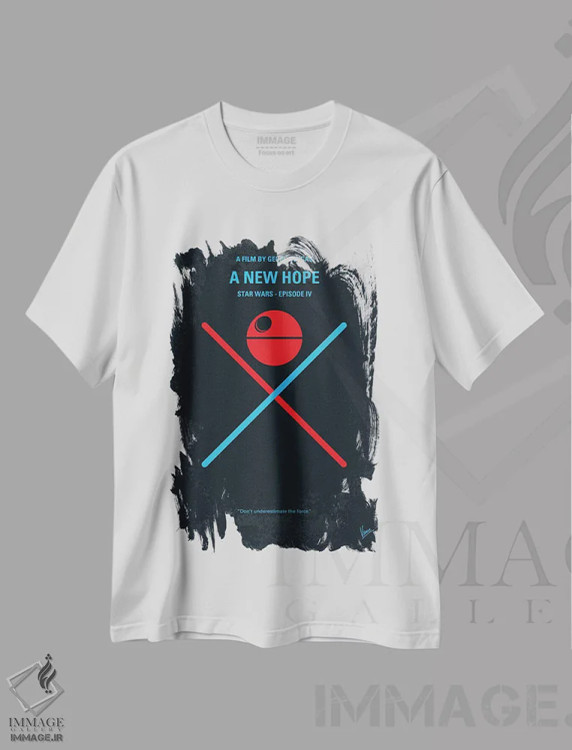 تیشرت سفید طرح دار آثار چانکونگ - immage.ir