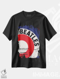 تیشرت مشکی طرح دار پوستر بیتلز، تزئینی اثر چانکونگ | immage.ir