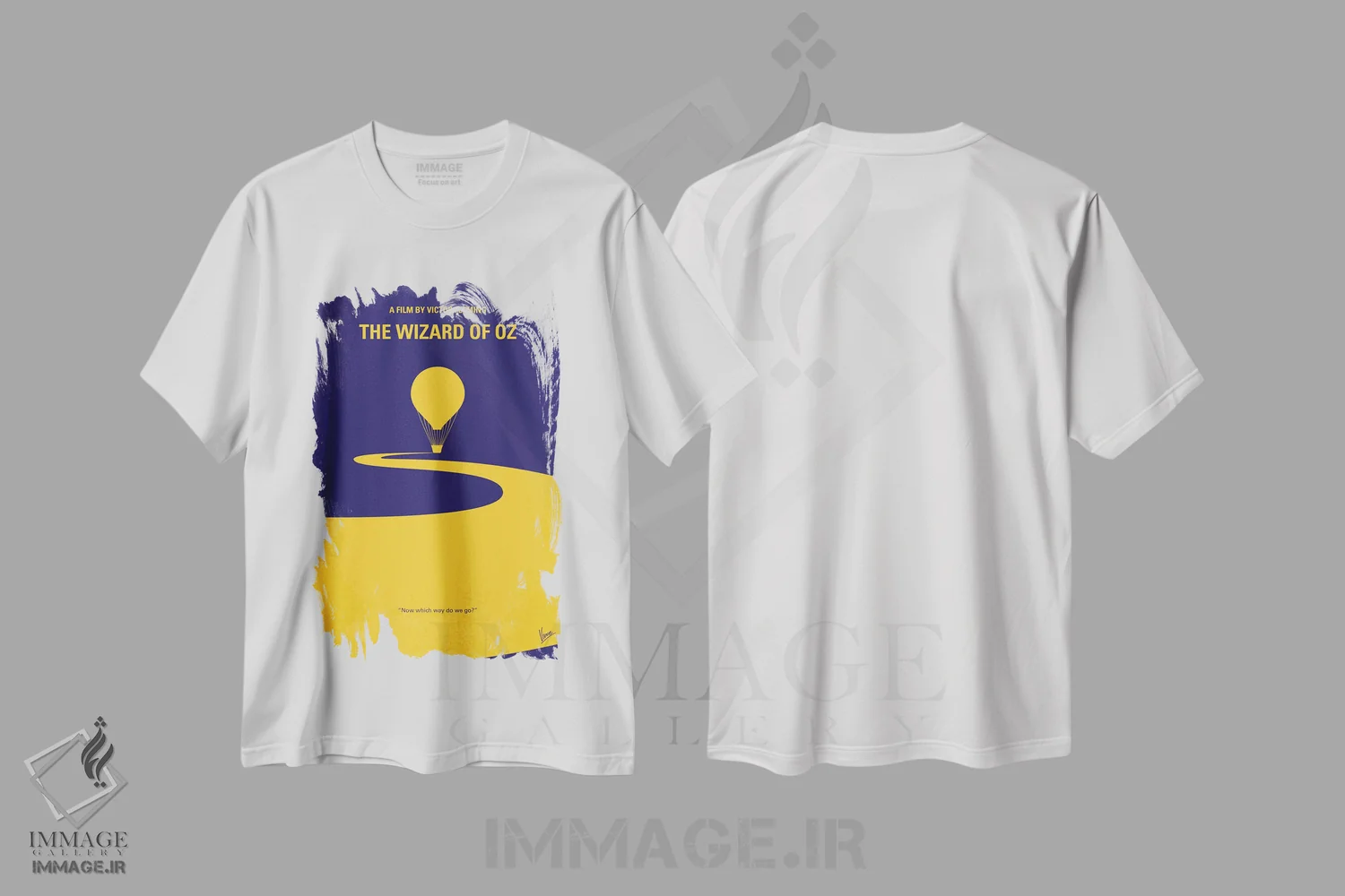 تیشرت سفید طرح دار آثار چانکونگ - فروشگاه ایماژ