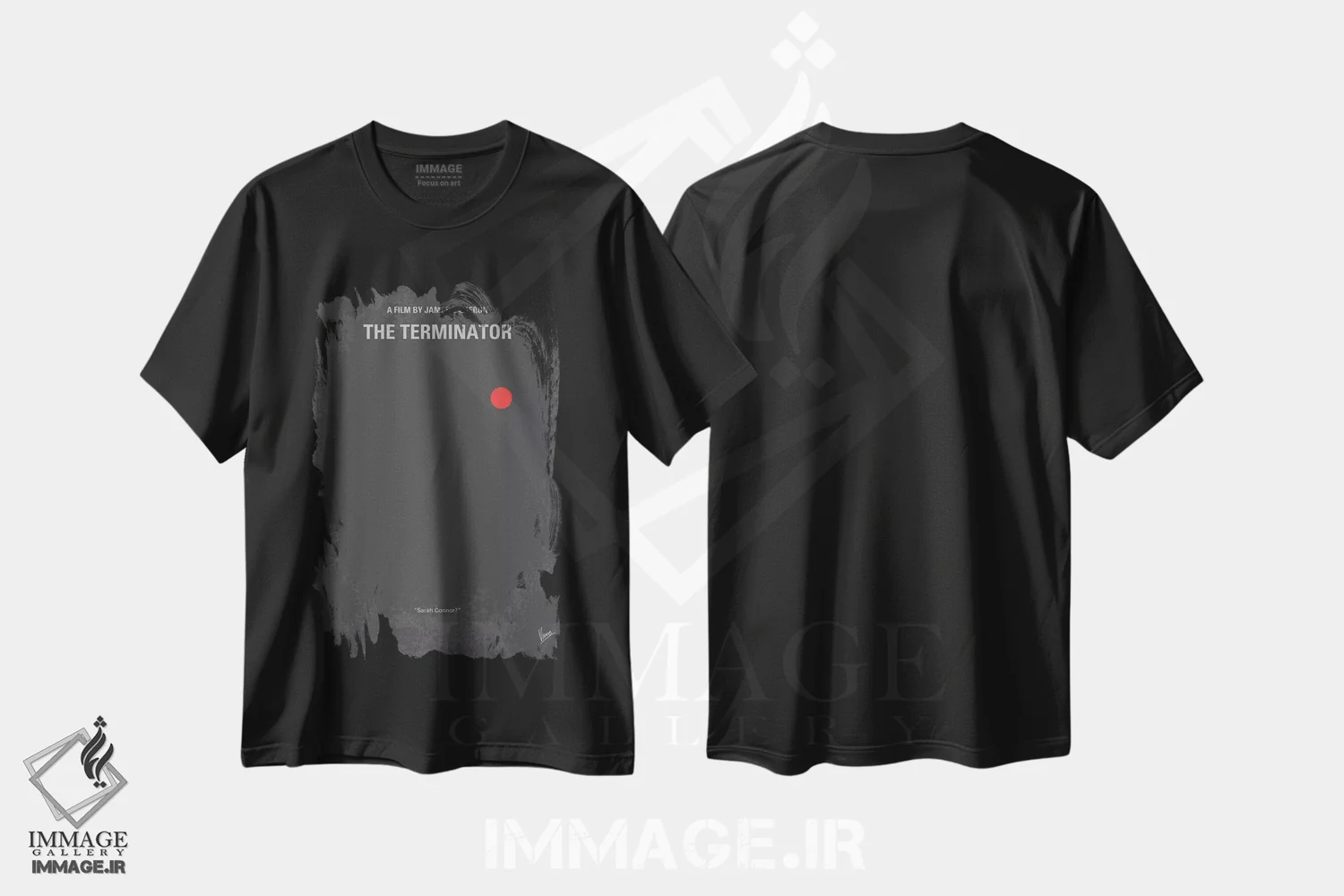 تیشرت مشکی طرح دار آثار چانکونگ - immage.ir