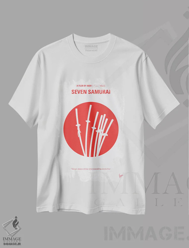 تیشرت سفید طرح دار آثار چانکونگ - immage.ir