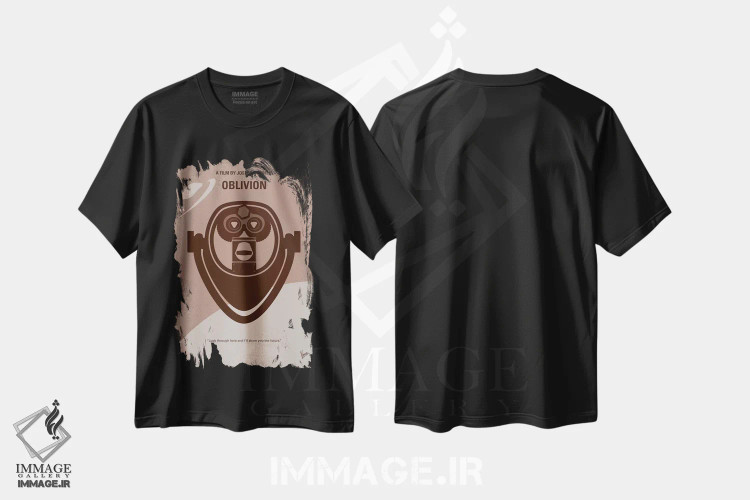 تیشرت مشکی طرح دار آثار چانکونگ - immage.ir