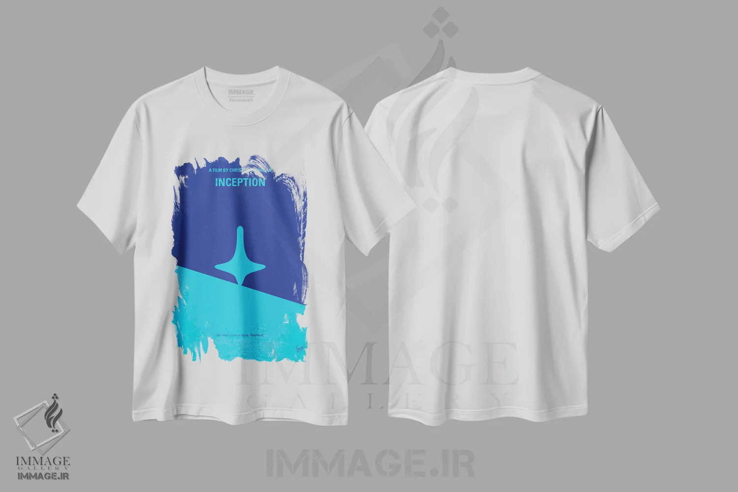 تیشرت سفید طرح دار آثار چانکونگ - فروشگاه ایماژ