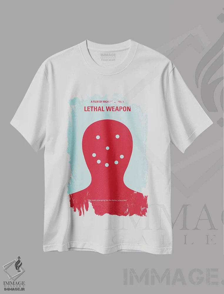 تیشرت سفید طرح دار آثار چانکونگ - فروشگاه ایماژ
