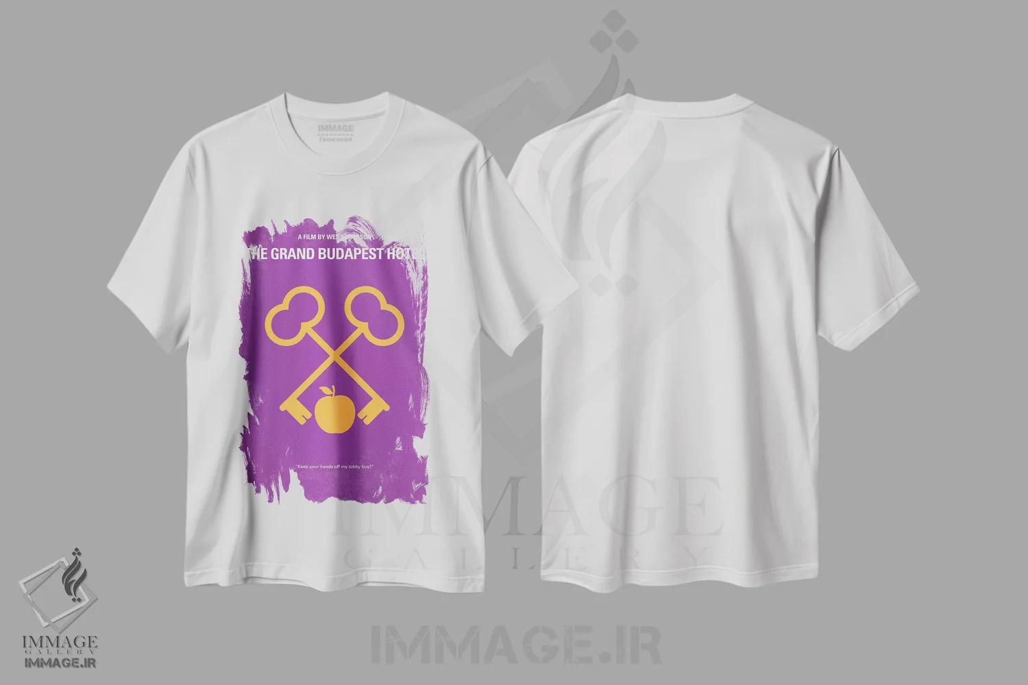 تیشرت سفید طرح دار آثار چانکونگ - immage.ir