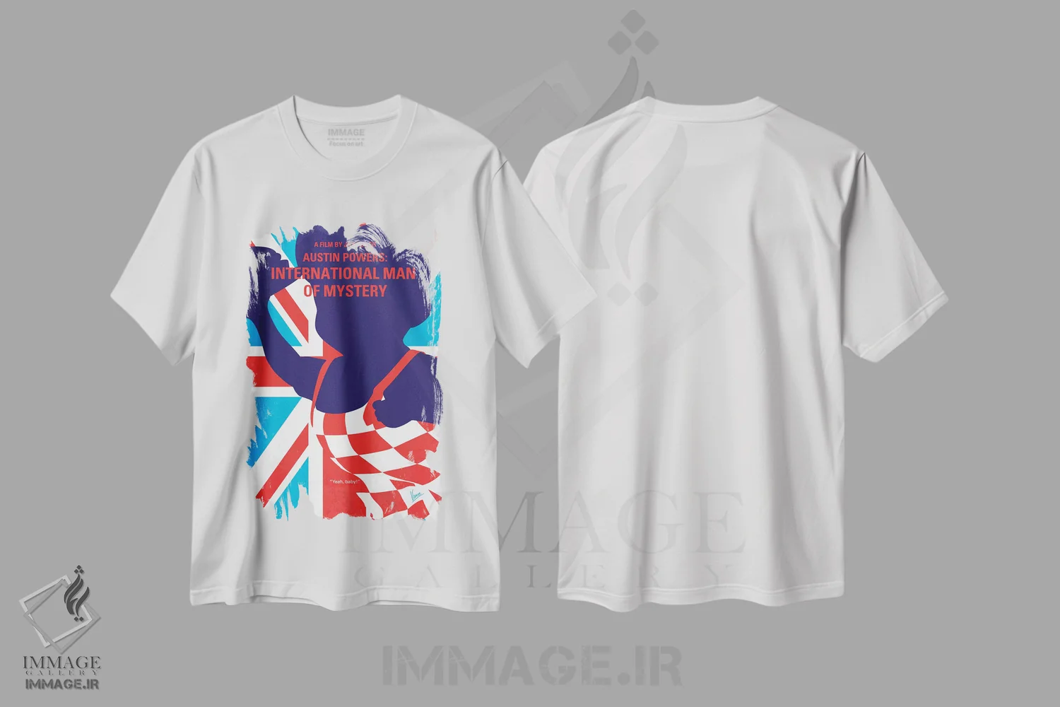 تیشرت سفید طرح دار آثار چانکونگ - immage.ir