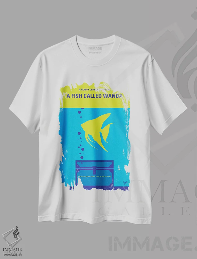 تیشرت سفید طرح دار آثار چانکونگ - immage.ir