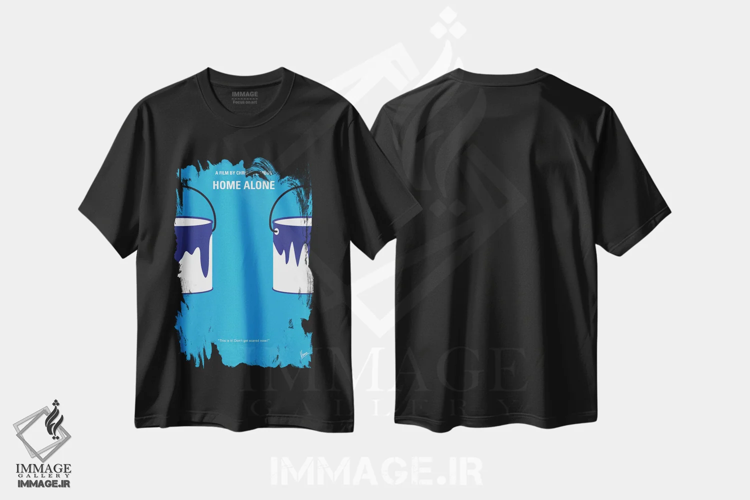 تیشرت مشکی طرح دار آثار چانکونگ - immage.ir