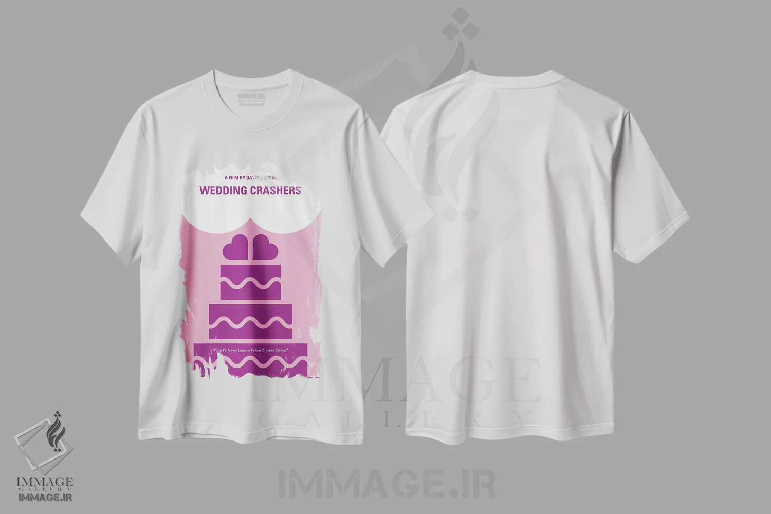 تیشرت سفید طرح دار آثار چانکونگ - فروشگاه ایماژ