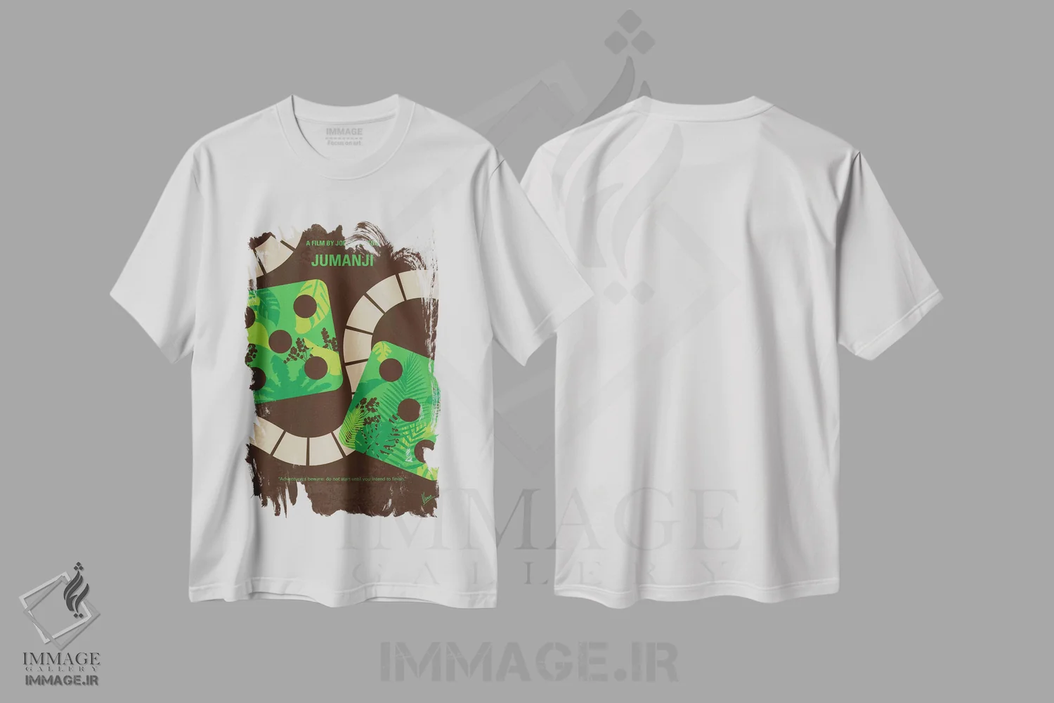 تیشرت سفید طرح دار آثار چانکونگ - immage.ir