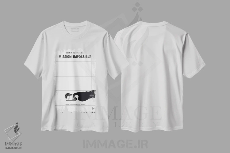 تیشرت سفید طرح دار آثار چانکونگ - immage.ir