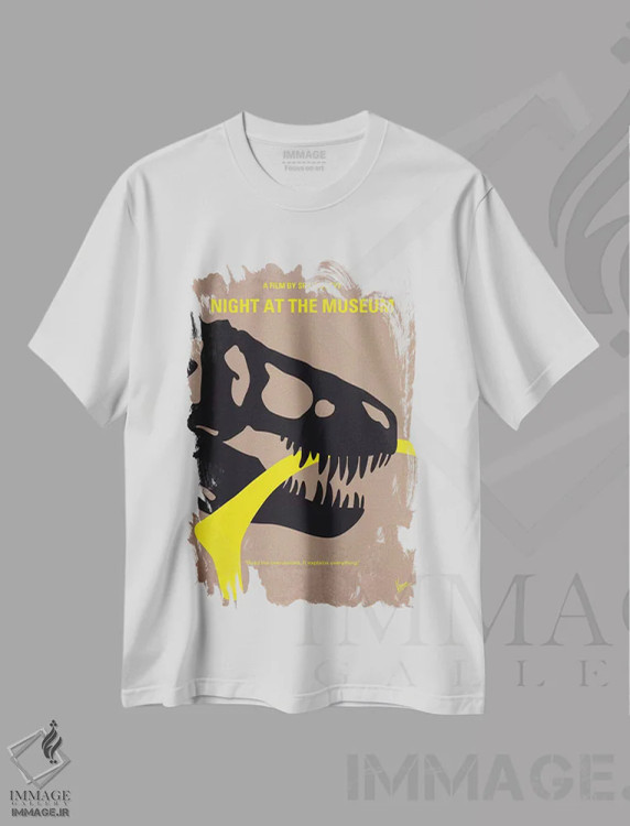 تیشرت سفید طرح دار آثار چانکونگ - immage.ir