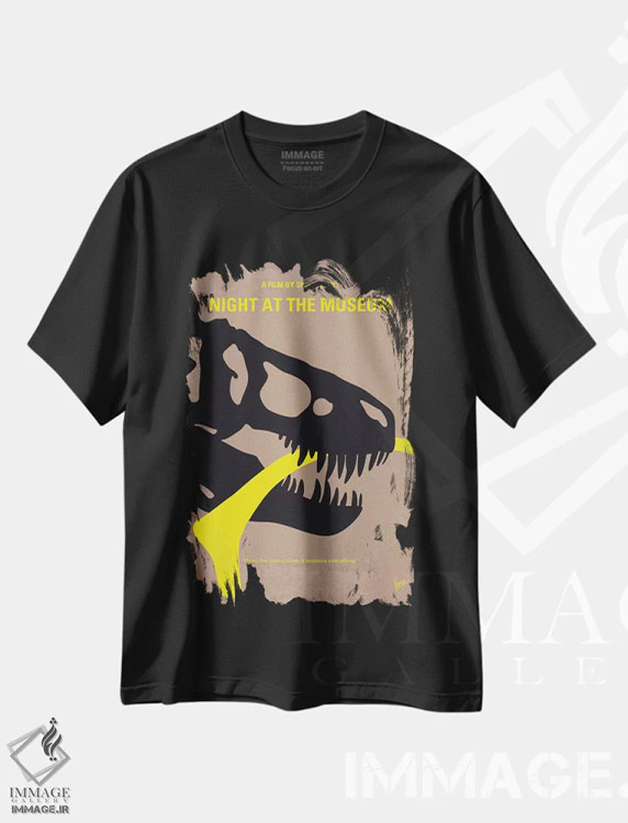 تیشرت مشکی طرح دار آثار چانکونگ - فروشگاه ایماژ