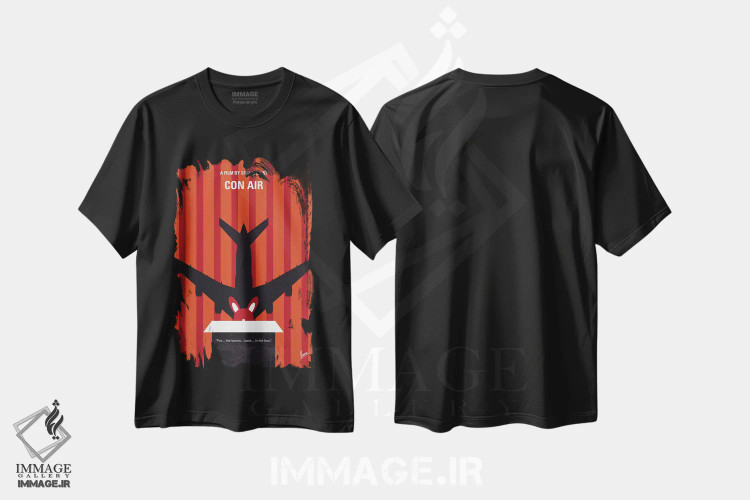 تیشرت مشکی طرح دار آثار چانکونگ - immage.ir