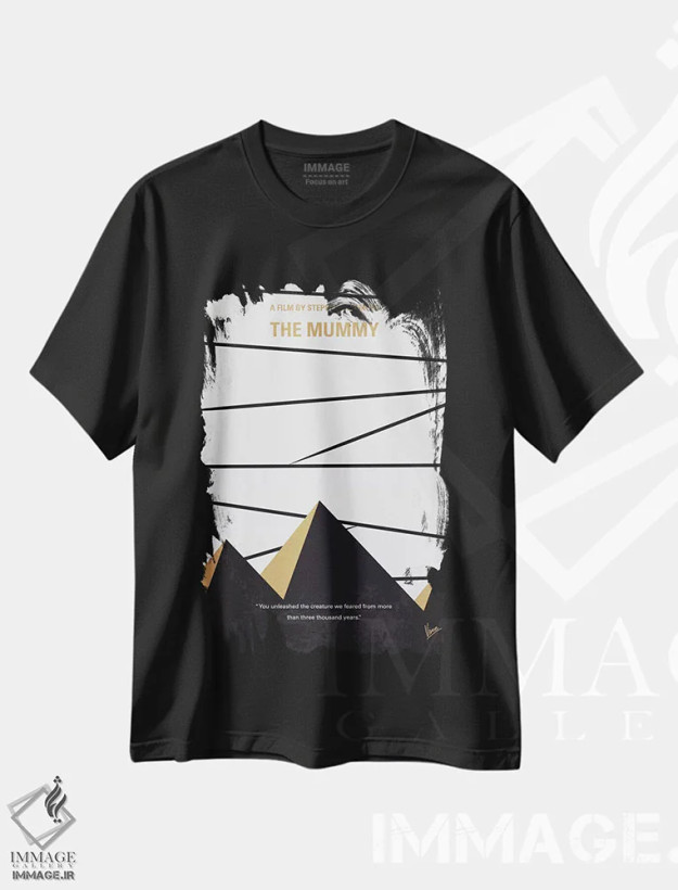تیشرت مشکی طرح دار آثار چانکونگ - immage.ir