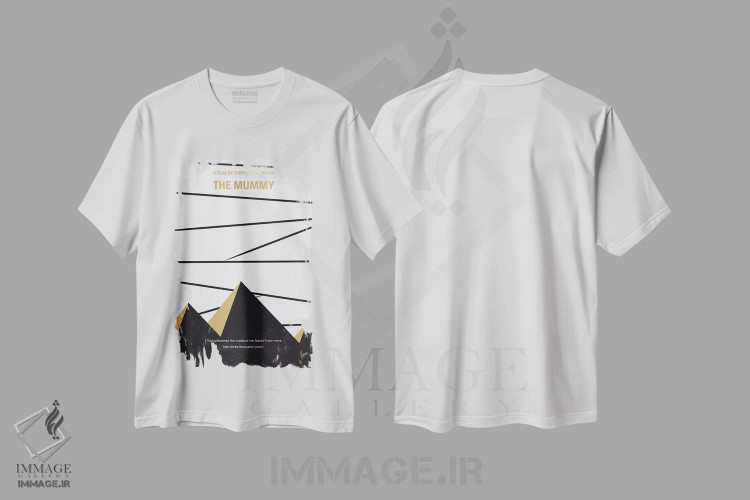 تیشرت سفید طرح دار آثار چانکونگ - فروشگاه ایماژ