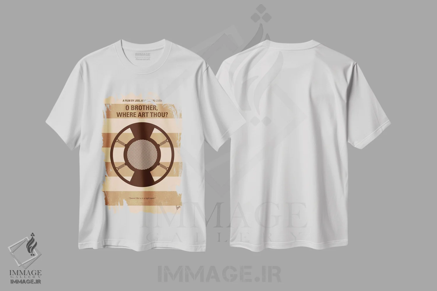 تیشرت سفید طرح دار آثار چانکونگ - immage.ir