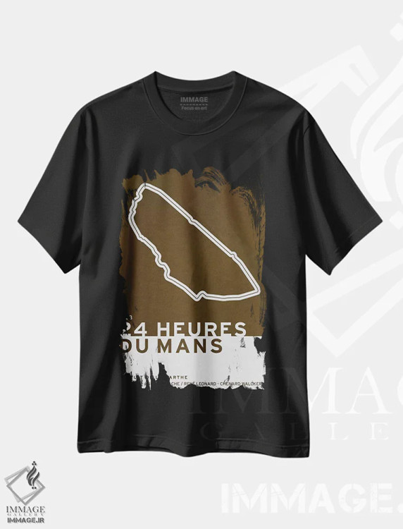 تیشرت مشکی طرح دار ۱۹۲۳ بیست وچهار ساعت لومان، هنر دیجیتال اثر چانکونگ | immage.ir