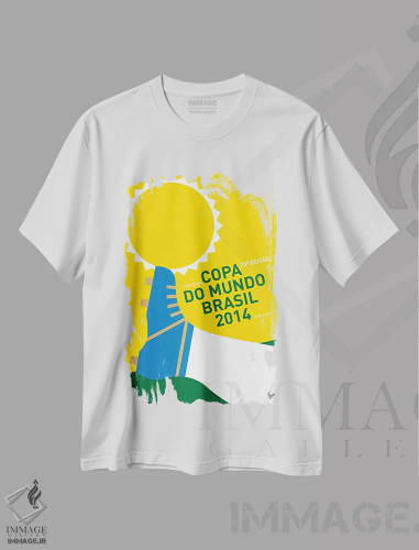 تیشرت سفید طرح دار آثار چانکونگ - immage.ir