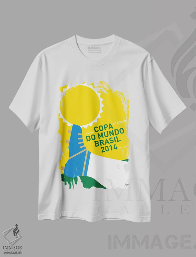 تیشرت سفید طرح دار آثار چانکونگ - immage.ir