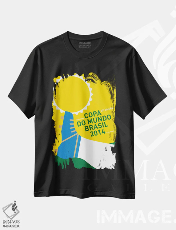 تیشرت مشکی طرح دار آثار چانکونگ - فروشگاه ایماژ