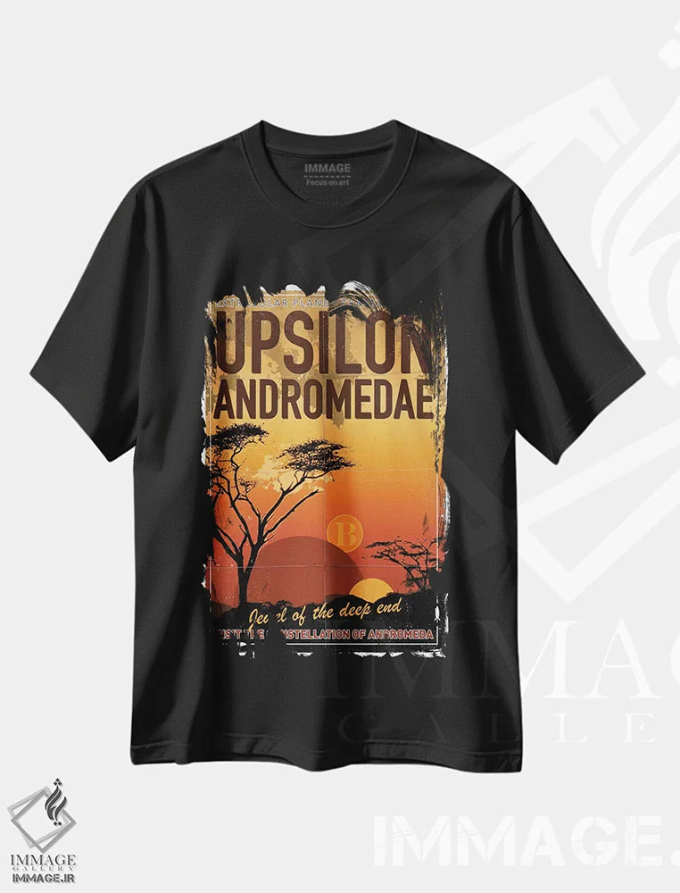 تیشرت مشکی طرح دار آثار چانکونگ - immage.ir