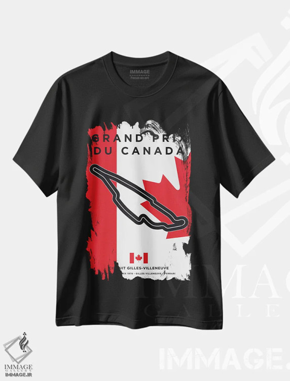 تیشرت مشکی طرح دار پوستر مینیمال پیست ژیل ویلنوف، هنر دیجیتال اثر چانکونگ | immage.ir