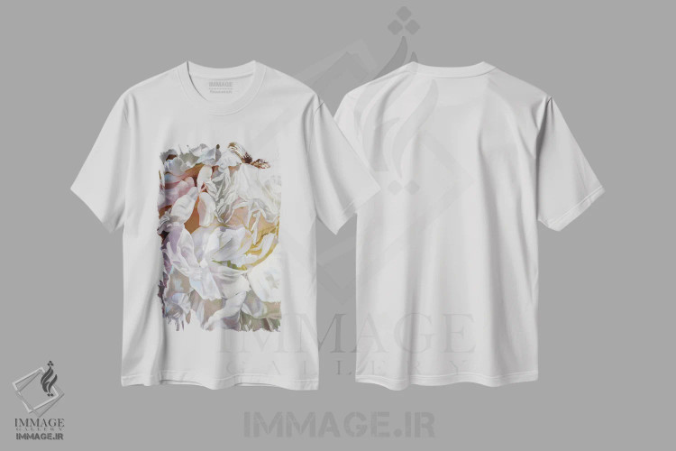 تیشرت سفید طرح دار چردی کالا III، هنر فاخر معاصر اثر کلویی هدن | immage.ir