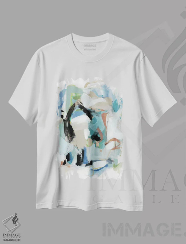 تیشرت سفید طرح دار پاییز III اثر کریستینا لانگ | فروشگاه ایماژ