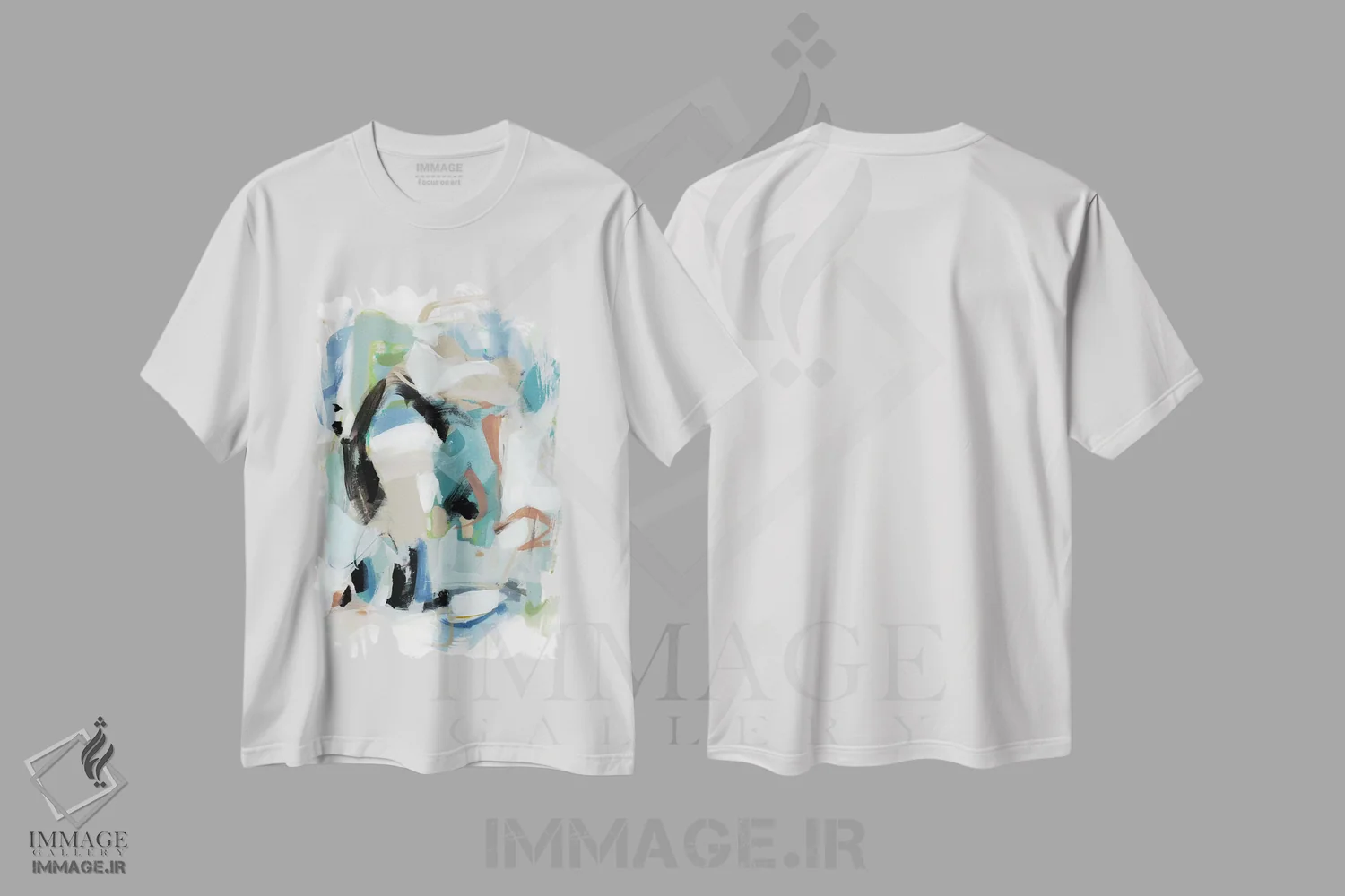 تیشرت سفید طرح دار پاییز III اثر کریستینا لانگ | فروشگاه ایماژ