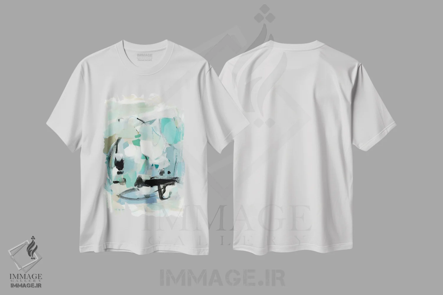 تیشرت سفید طرح دار بهار شیرین I اثر کریستینا لانگ | immage.ir